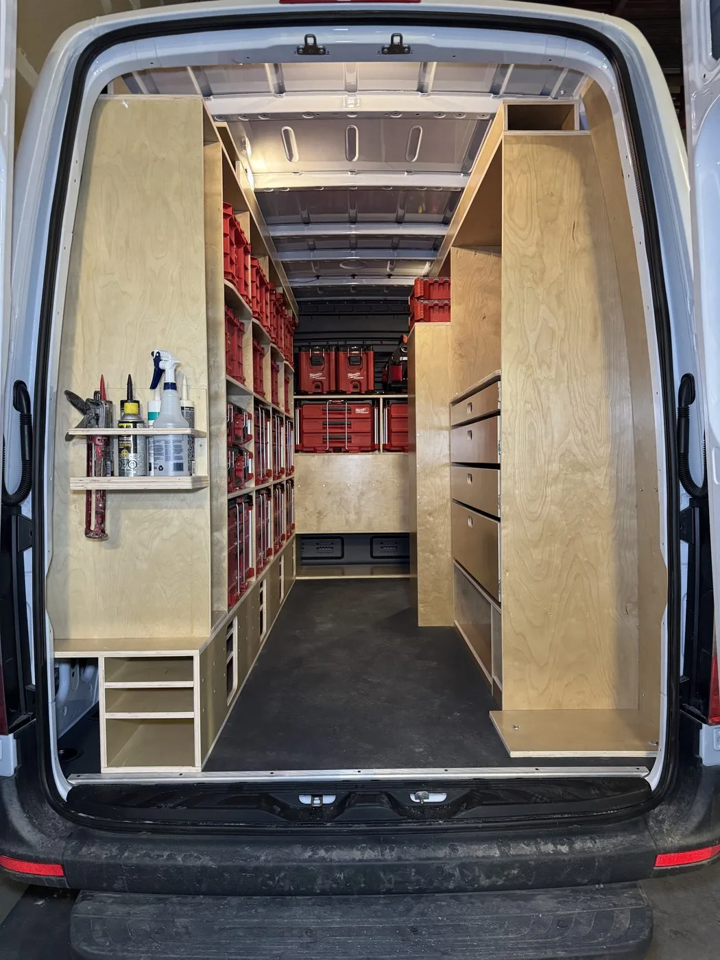 After — custom PLYRACKS build