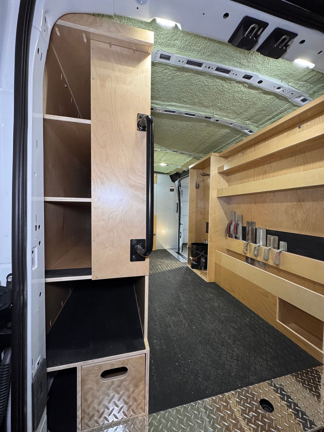 Ford Transit Med Roof — Custom tool storage