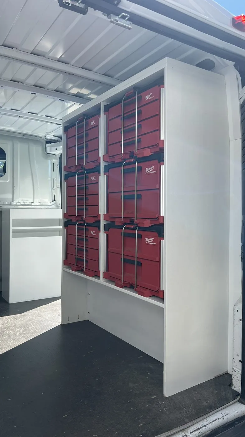 Ram ProMaster — Desk and LED lighting