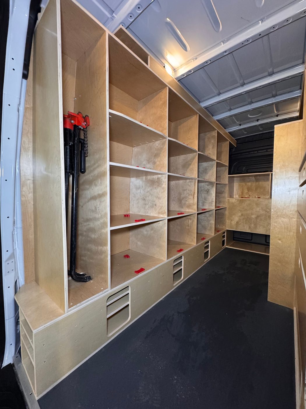 Mercedes Sprinter — Plumbing Van interior