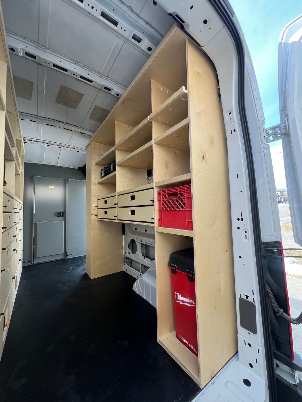 Ford Transit High Roof — Plumbing Van storage