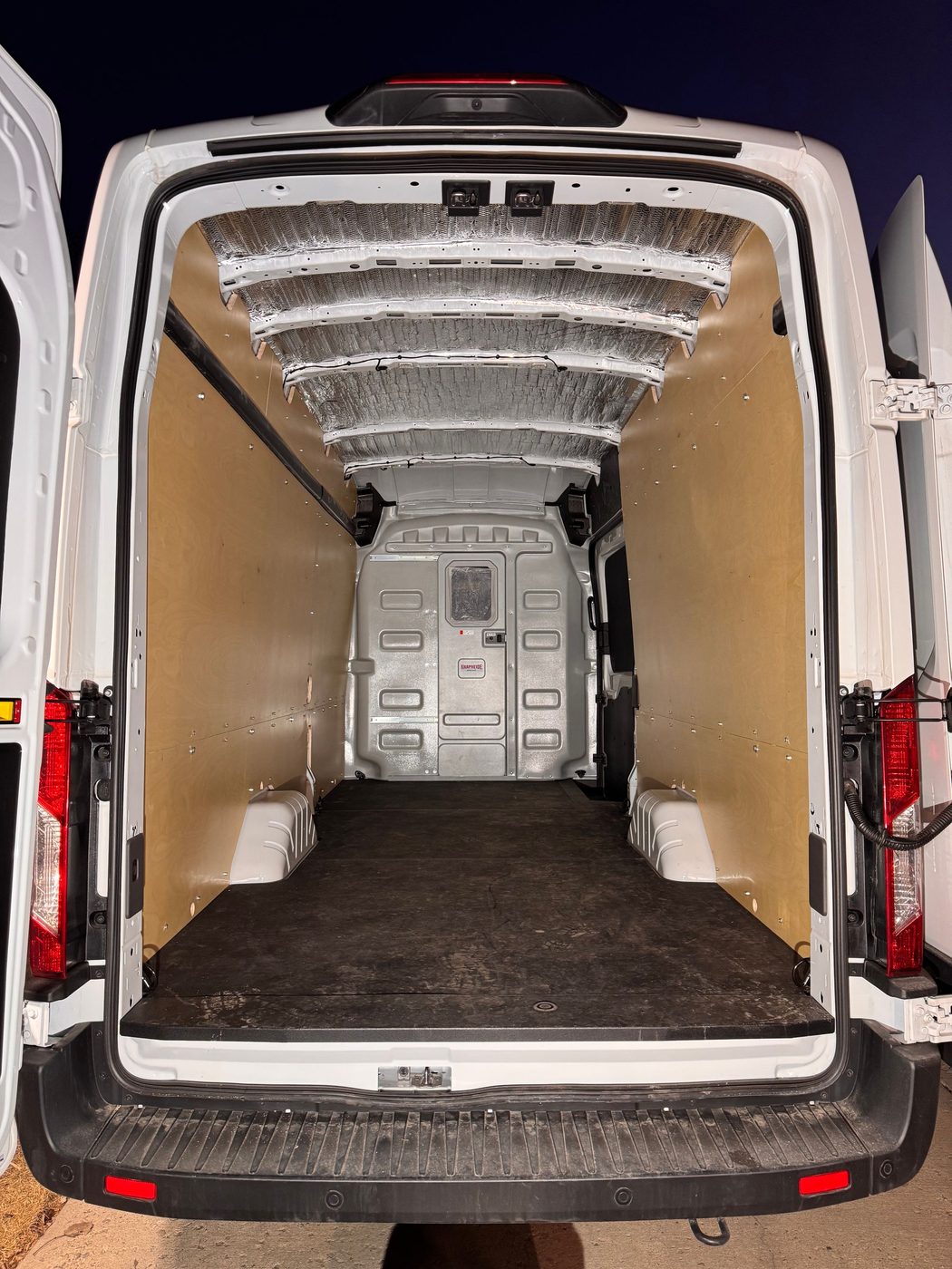 Ford Transit High Roof Ext — Wall Lining and Insulation